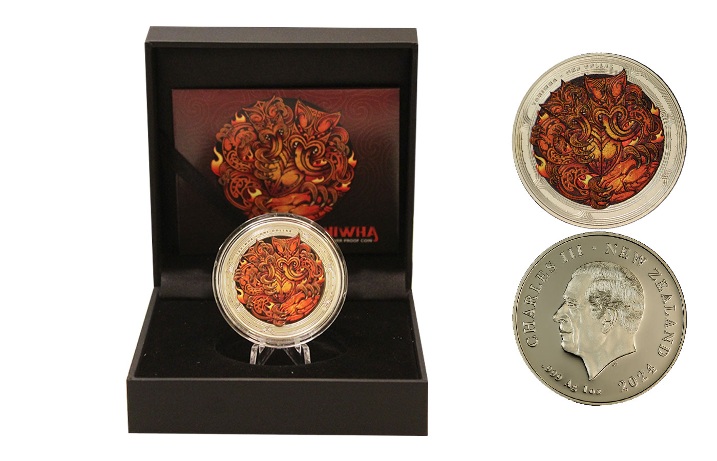 "Taniwha" - Dollaro gr. 31,103 in arg. 999/- Tiratura 750 pezzi