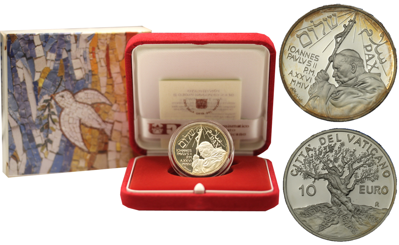 Giornata Mondiale della pace - 10 Euro commemorativa in argento