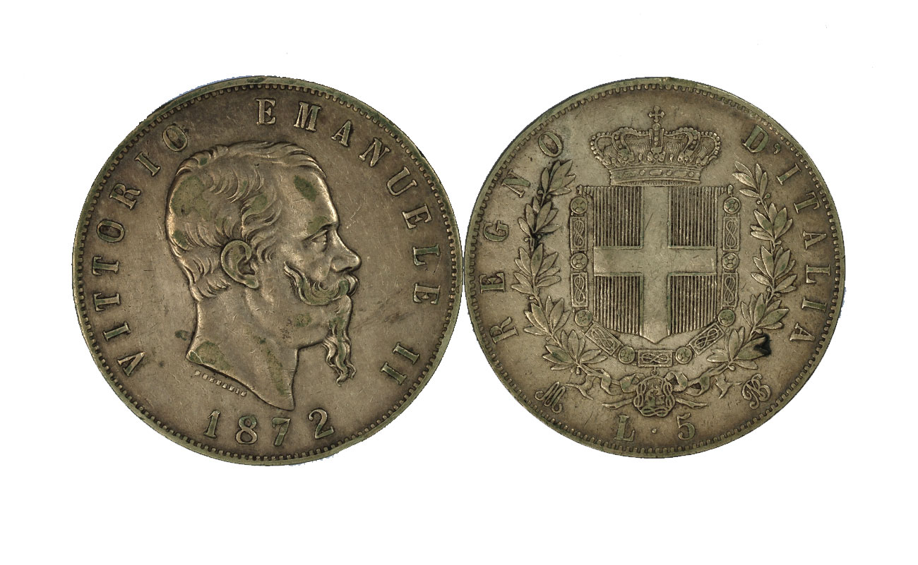 Re Vittorio Emanuele II - 5 lire