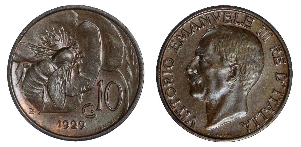 10 centesimi Ape zecca di Roma