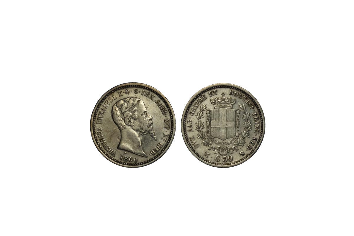 Re Vittorio Emanuele II - 50 centesimi