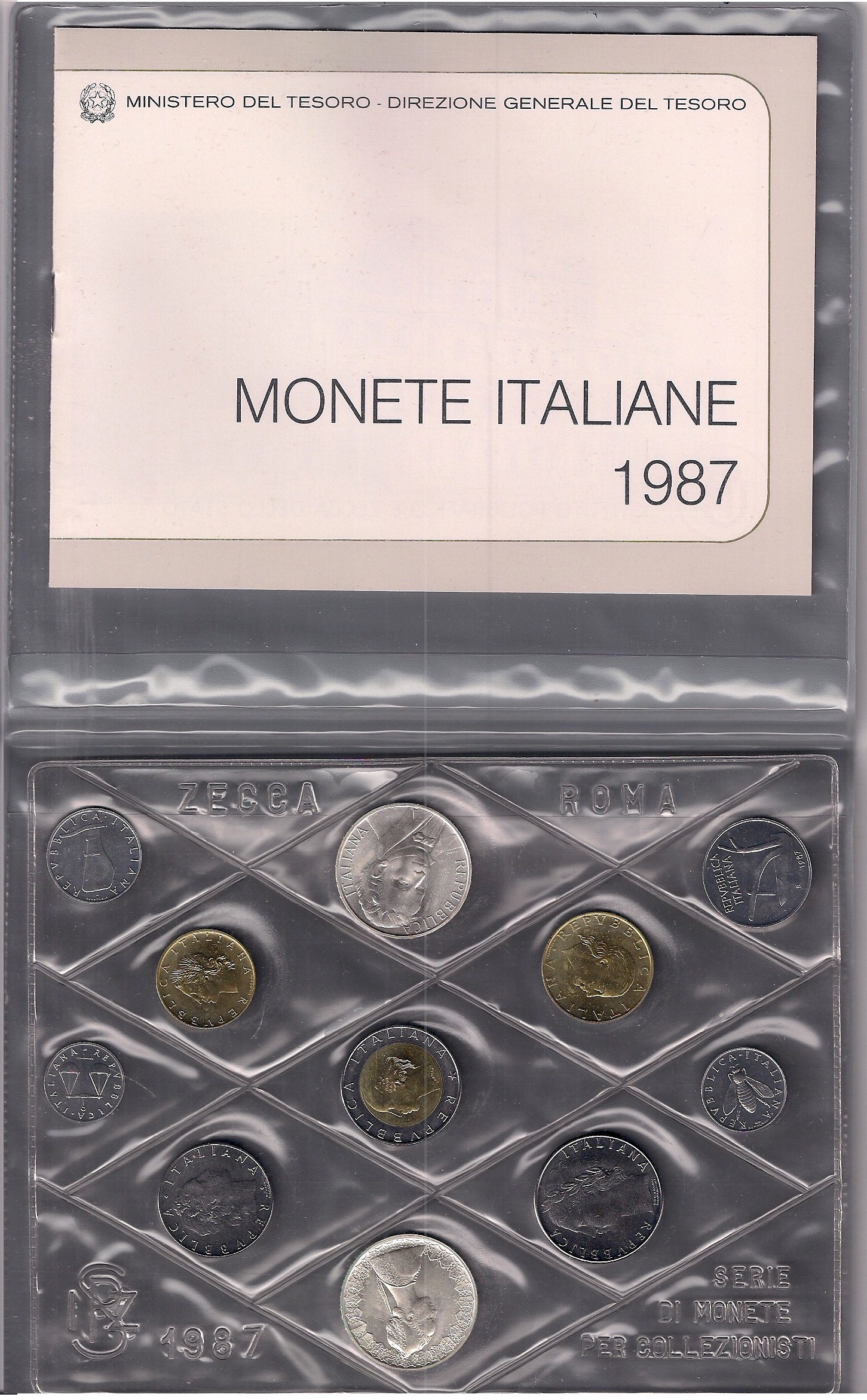 "Leopardi" - Serie divisionale di 11 monete - In conf. originale