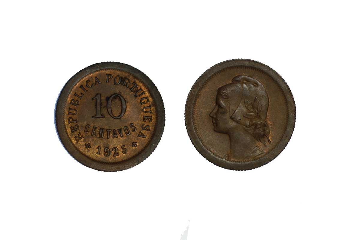 10 centavos in bronzo