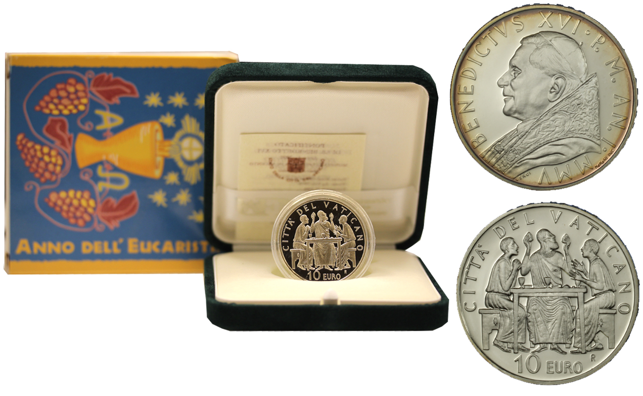 Anno dell'Eucarestia - 10 Euro commemorativa in argento