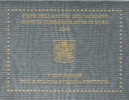 5 Centenario della Guardia Svizzera Pontificia - 2 Euro in confezione ufficiale
