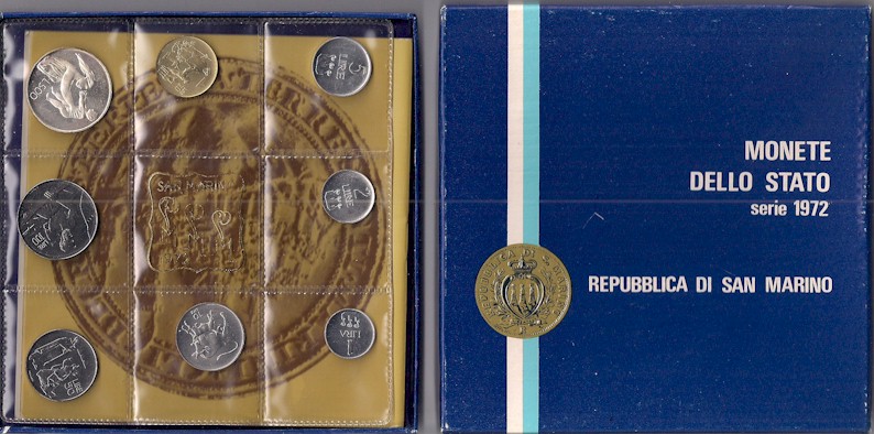 "Maternit" - Serie divisionale di 8 monete - In conf. originale