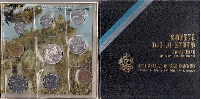 "Gli Organi Istituzionali dello Stato" - Serie divisionale di 9 monete - In conf. originale