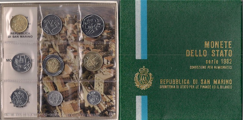 "Le conquiste Sociali" - Serie divisionale di 9 monete - In conf. originale
