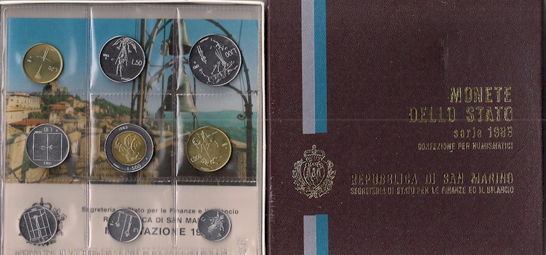 "Minaccia Atomica" - Serie divisionale di 9 monete - In conf. originale