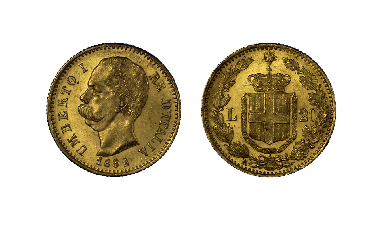 Marengo - 20 lire gr. 6,45 in oro 900/°°°