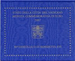 80 Genetliaco di S.S.Benedetto XVI - 2 Euro in confezione ufficiale