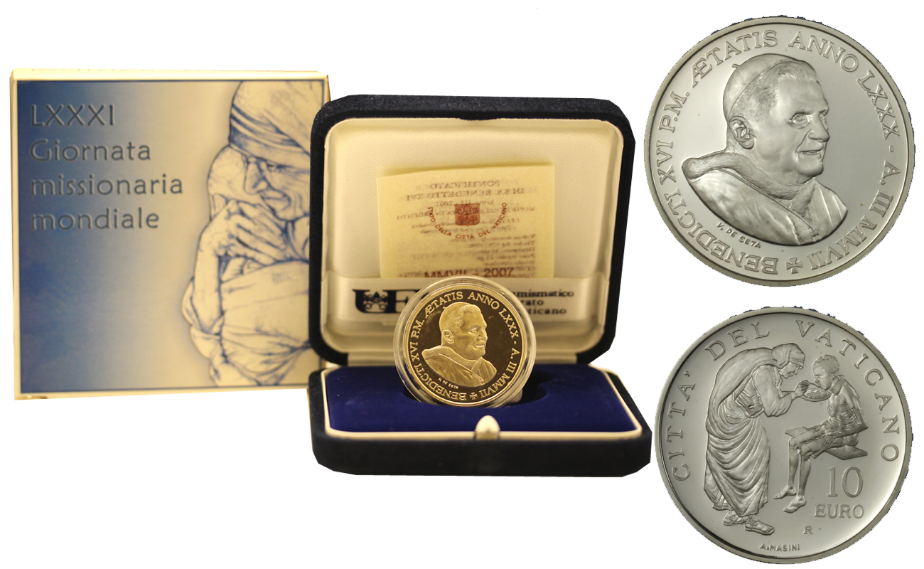 81a Giornata Missionaria Mondiale - 10 Euro commemorativa in argento
