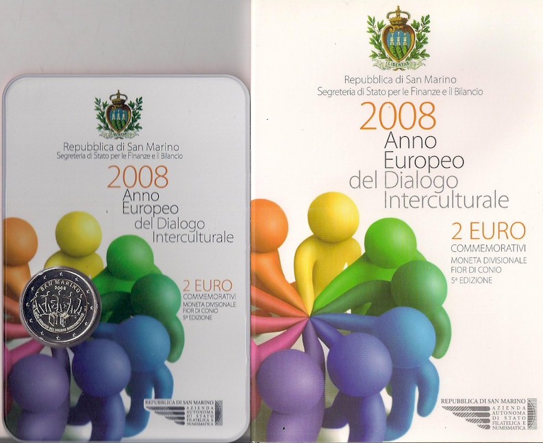 Dialogo Interculturale - 2 Euro in confezione ufficiale