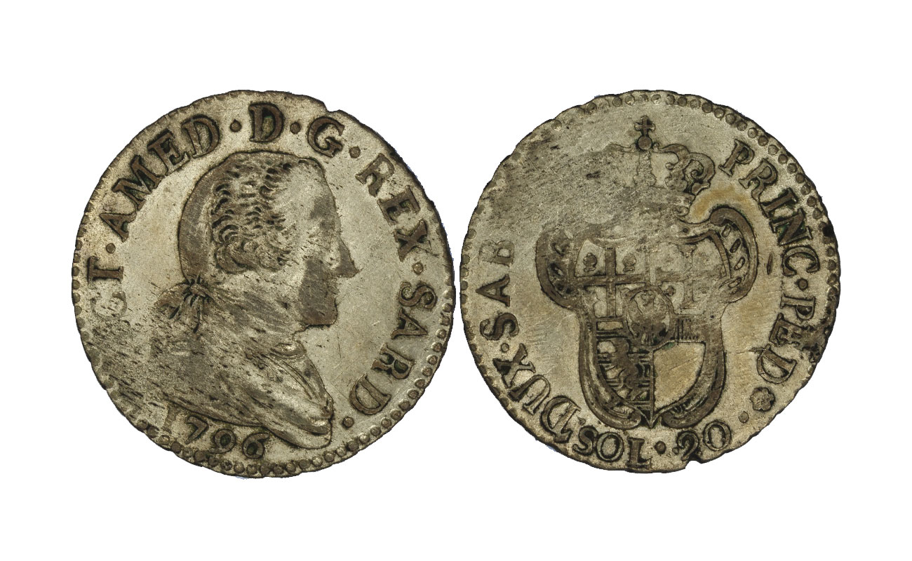 Re Vittorio Amedeo III - 20 soldi