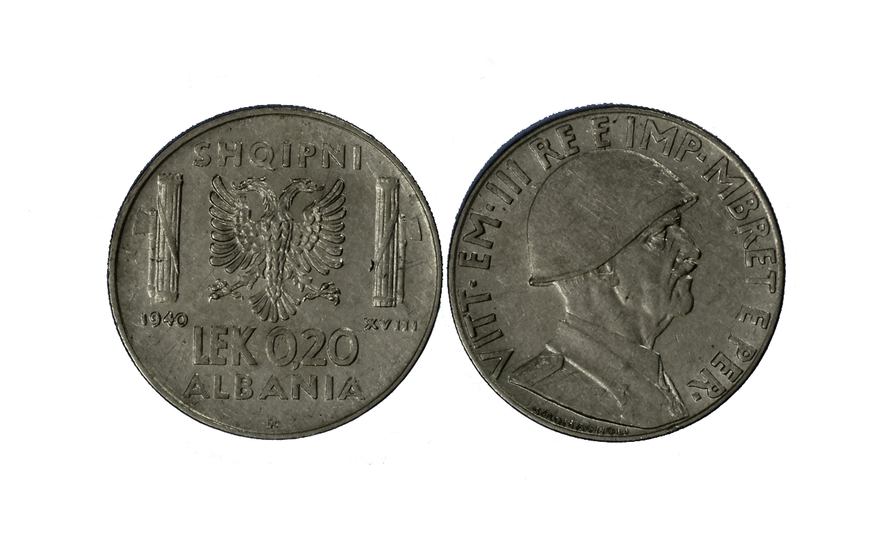 Re Vittorio Emanuele III - 0,20 Lek