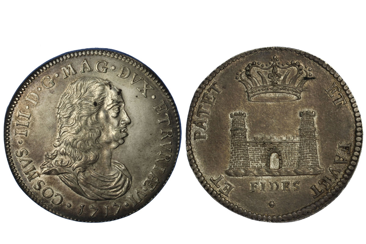 Cosimo III - tallero in argento